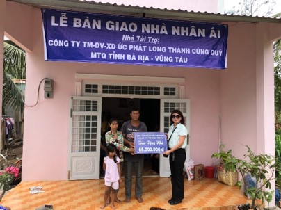 Ức phát bàn giao nhà nhân ái cho hộ nghèo